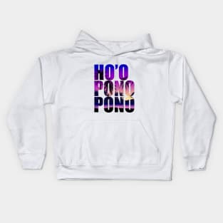 Ho'oponopono- The Hawaiian Mantra of Love and Forgiveness Kids Hoodie